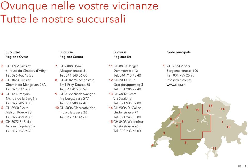 027 451 29 80 6 CH-2072 St-Blaise Av. des Paquiers 16 Tél. 032 756 93 60 7 CH-6048 Horw Altsagenstrasse 5 Tel. 041 348 06 60 8 CH-4142 Münchenstein Emil Frey Strasse 85 Tel.