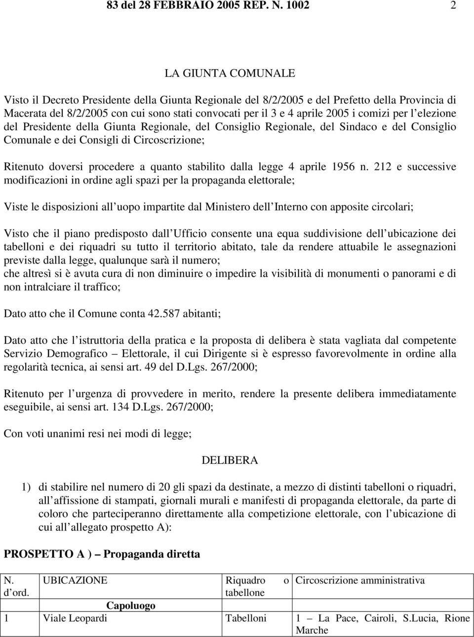 i comizi per l elezione del Presidente della Giunta Regionale, del Consiglio Regionale, del Sindaco e del Consiglio Comunale e dei Consigli di Circoscrizione; Ritenuto doversi procedere a quanto