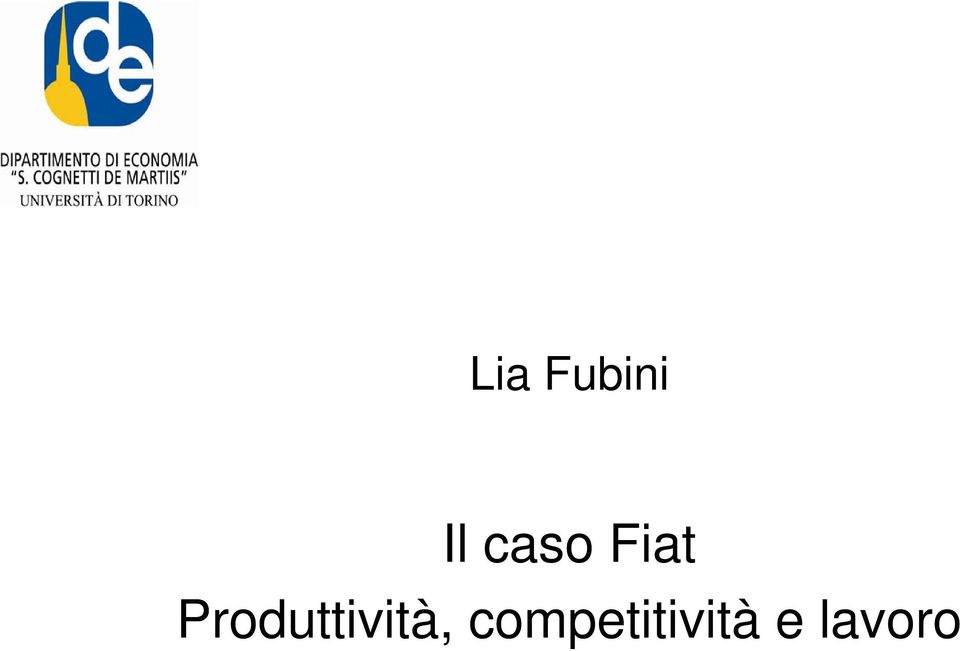 Produttività,