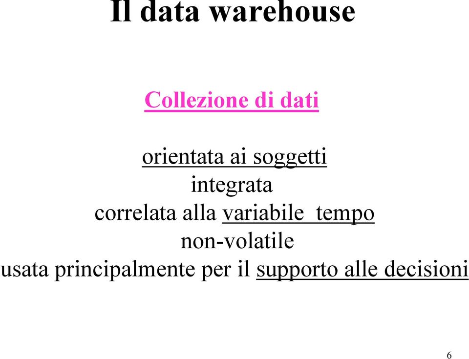 alla variabile tempo non-volatile usata