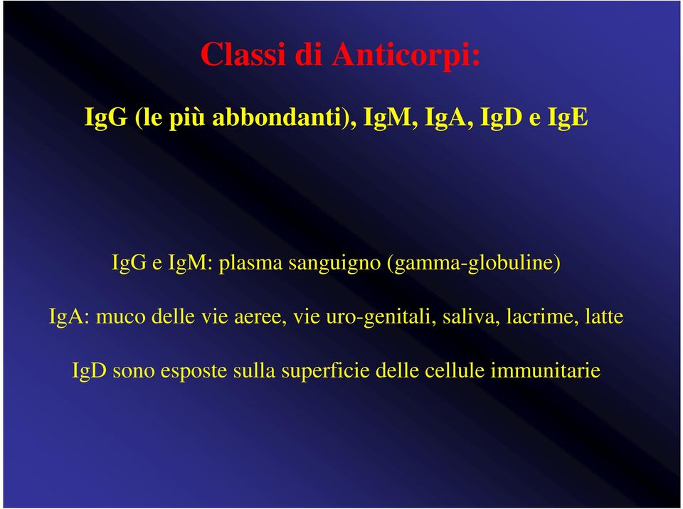 muco delle vie aeree, vie uro-genitali, saliva, lacrime,