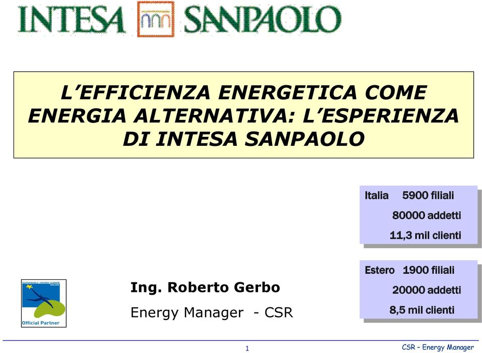 addetti 11,3 mil clienti Ing.