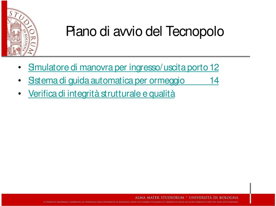 Sistema di guida automatica per ormeggio