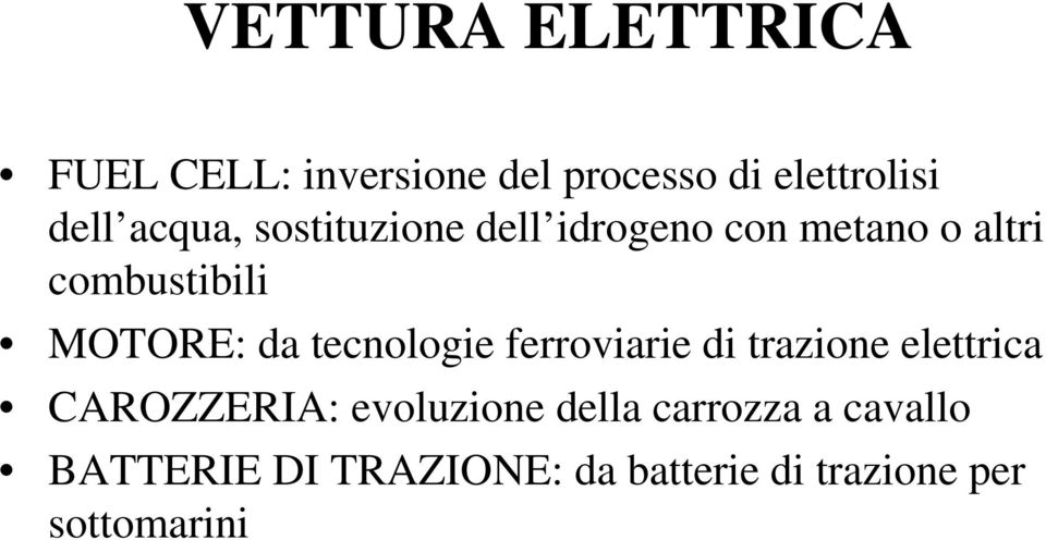 da tecnologie ferroviarie di trazione elettrica CAROZZERIA: evoluzione