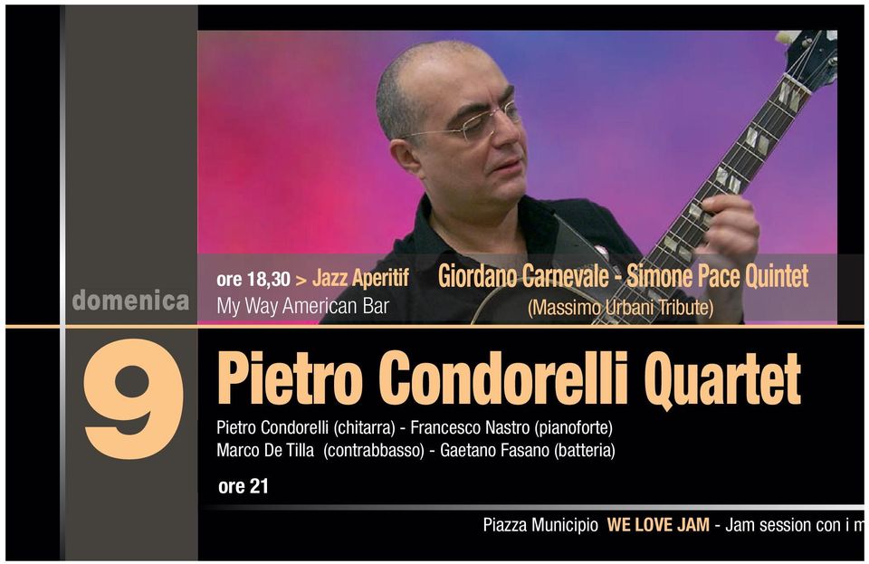 Quartet Pietro Condorelli (chitarra) - Francesco Nastro (pianoforte) Marco De