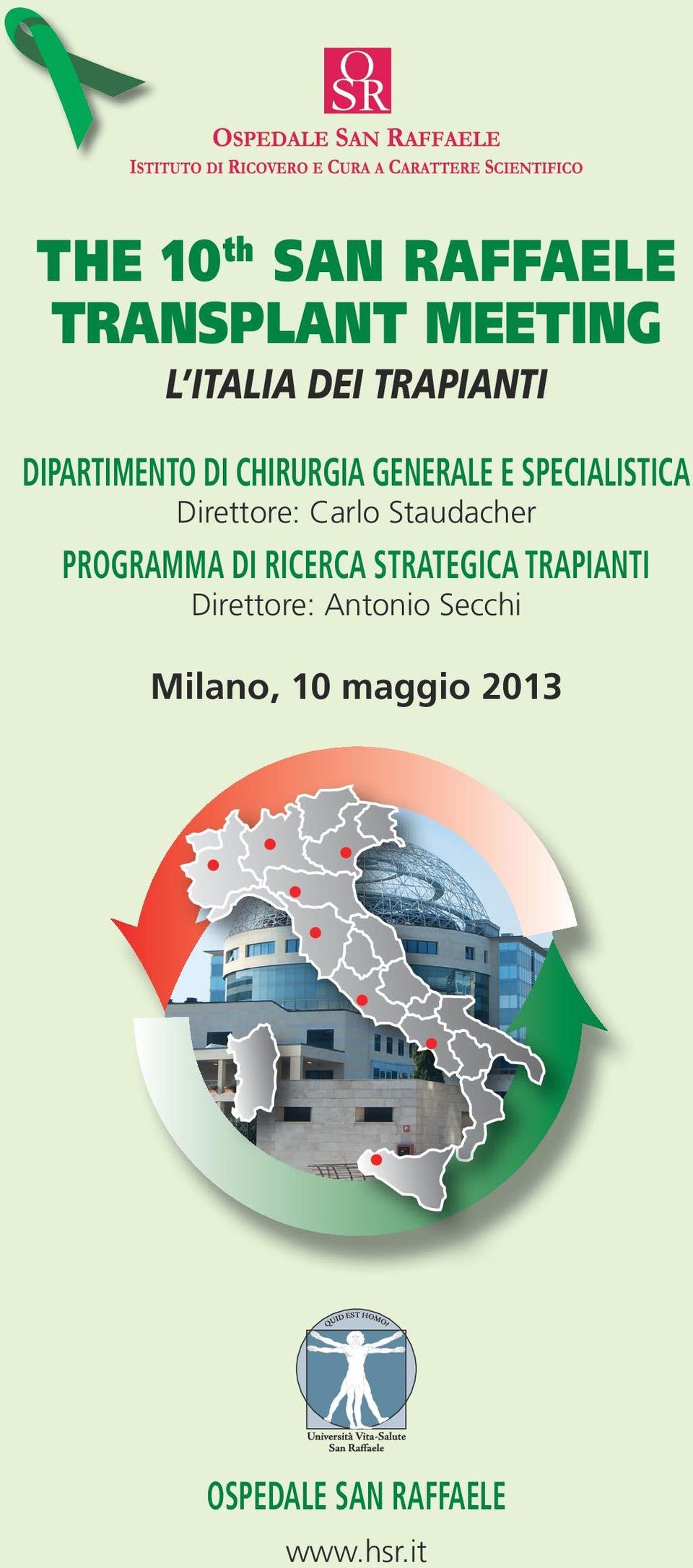 Carlo Staudacher PROGRAMMA DI RICERCA STRATEGICA TRAPIANTI