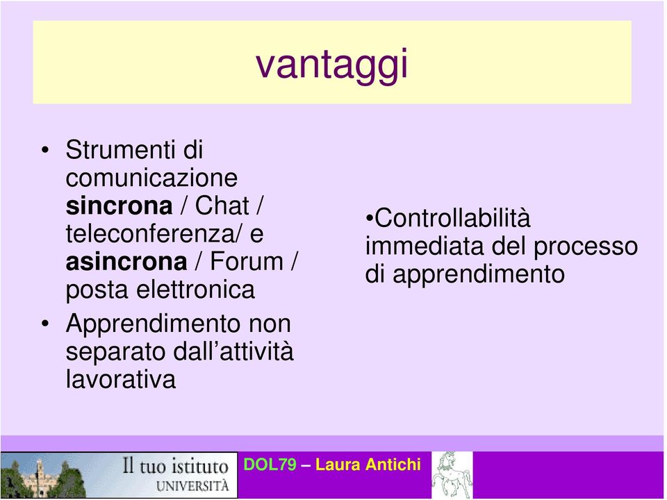 elettronica Apprendimento non separato dall attività