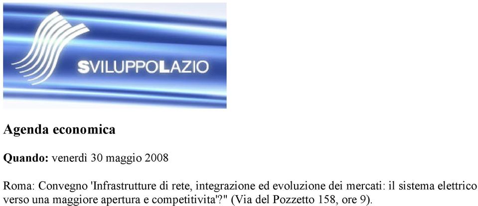 evoluzione dei mercati: il sistema elettrico verso una