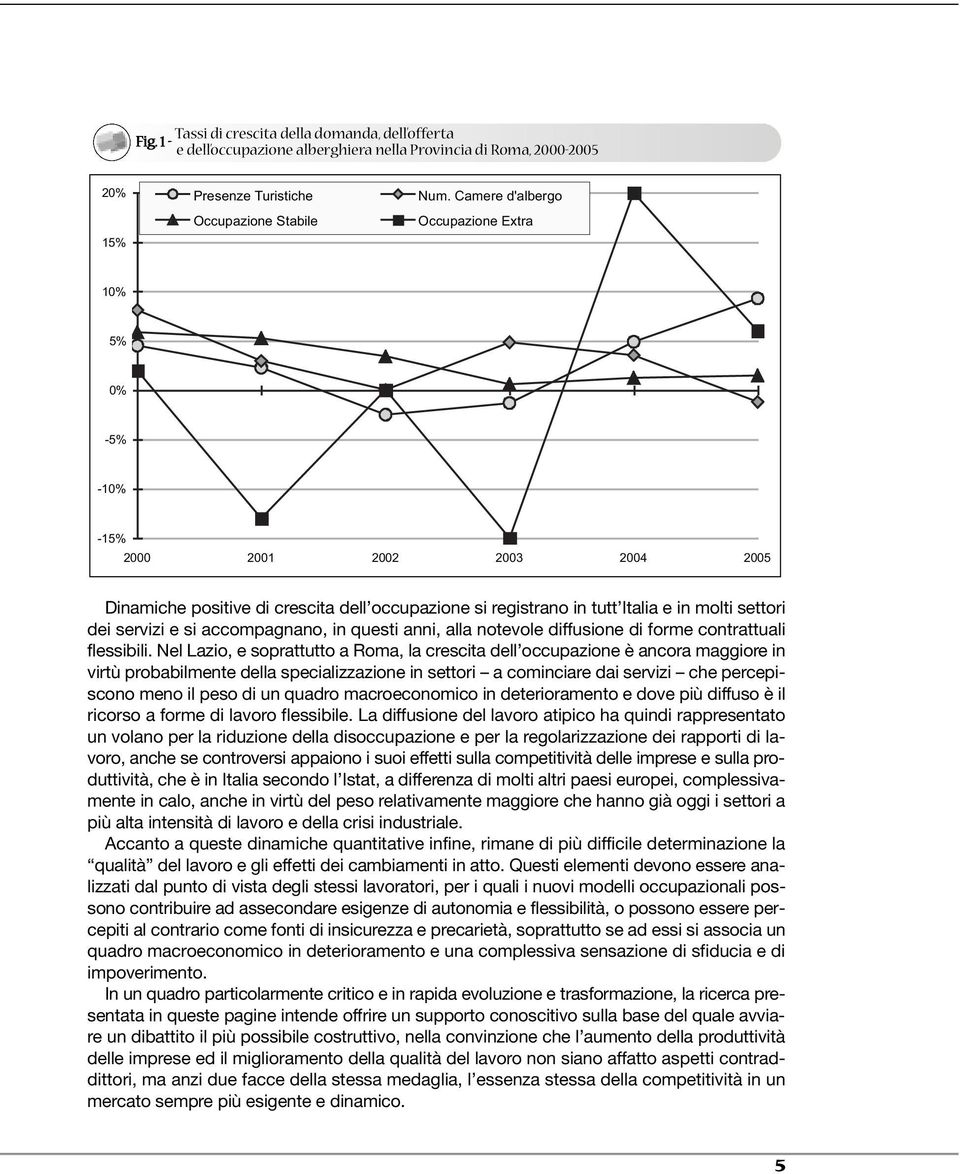 si accompagnano, in questi anni, alla notevole diffusione di forme contrattuali flessibili.