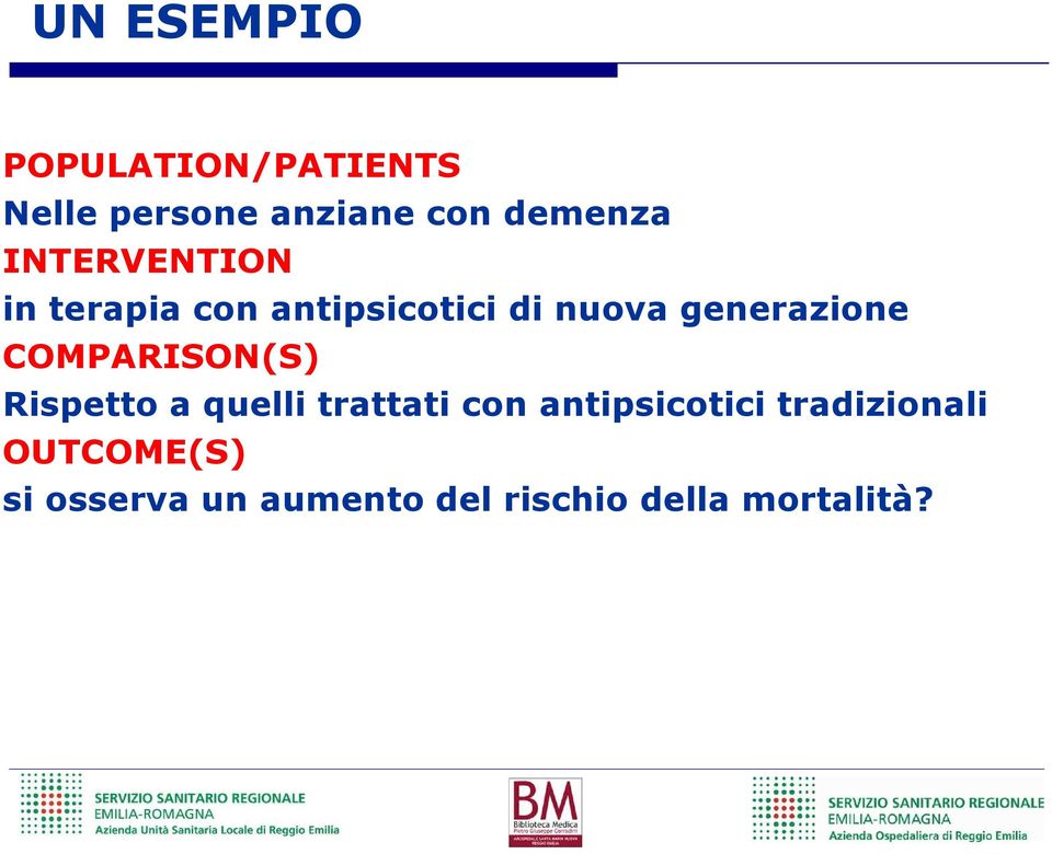 COMPARISON(S) Rispetto a quelli trattati con antipsicotici