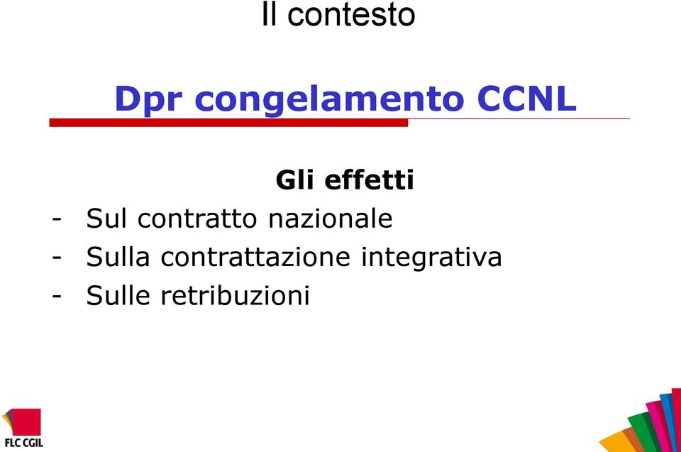 contratto nazionale - Sulla