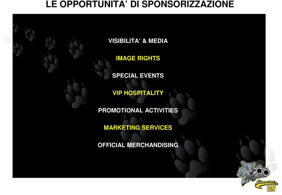 EVENTS VIP HOSPITALITY PROMOTIONAL