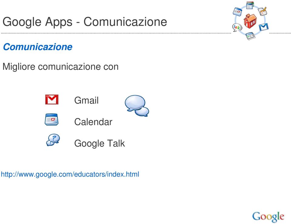 comunicazione con Gmail Calendar