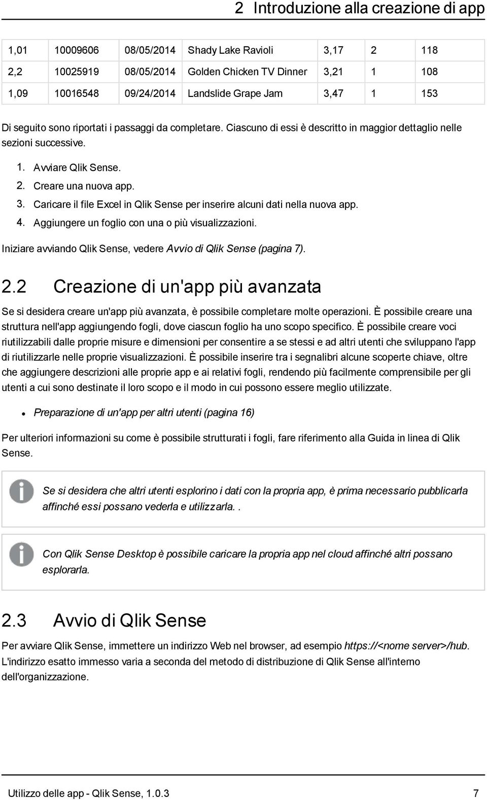 Caricare il file Excel in Qlik Sense per inserire alcuni dati nella nuova app. 4. Aggiungere un foglio con una o più visualizzazioni.