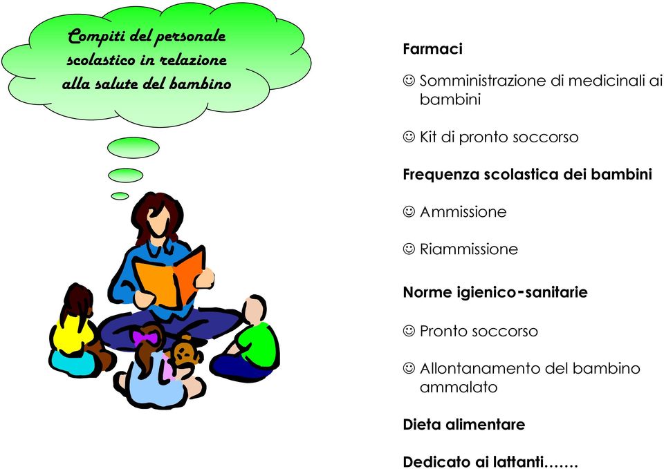 scolastica dei bambini mmissione Riammissione orme igienico-sanitarie Pronto