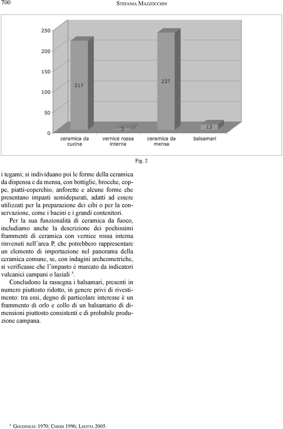 Per la sua funzionalità di ceramica da fuoco, includiamo anche la descrizione dei pochissimi frammenti di ceramica con vernice rossa interna rinvenuti nell area P, che potrebbero rappresentare un