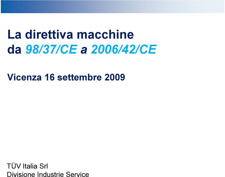 Vicenza 16 settembre 2009