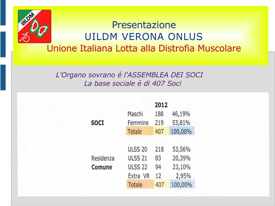 l'assemblea DEI SOCI