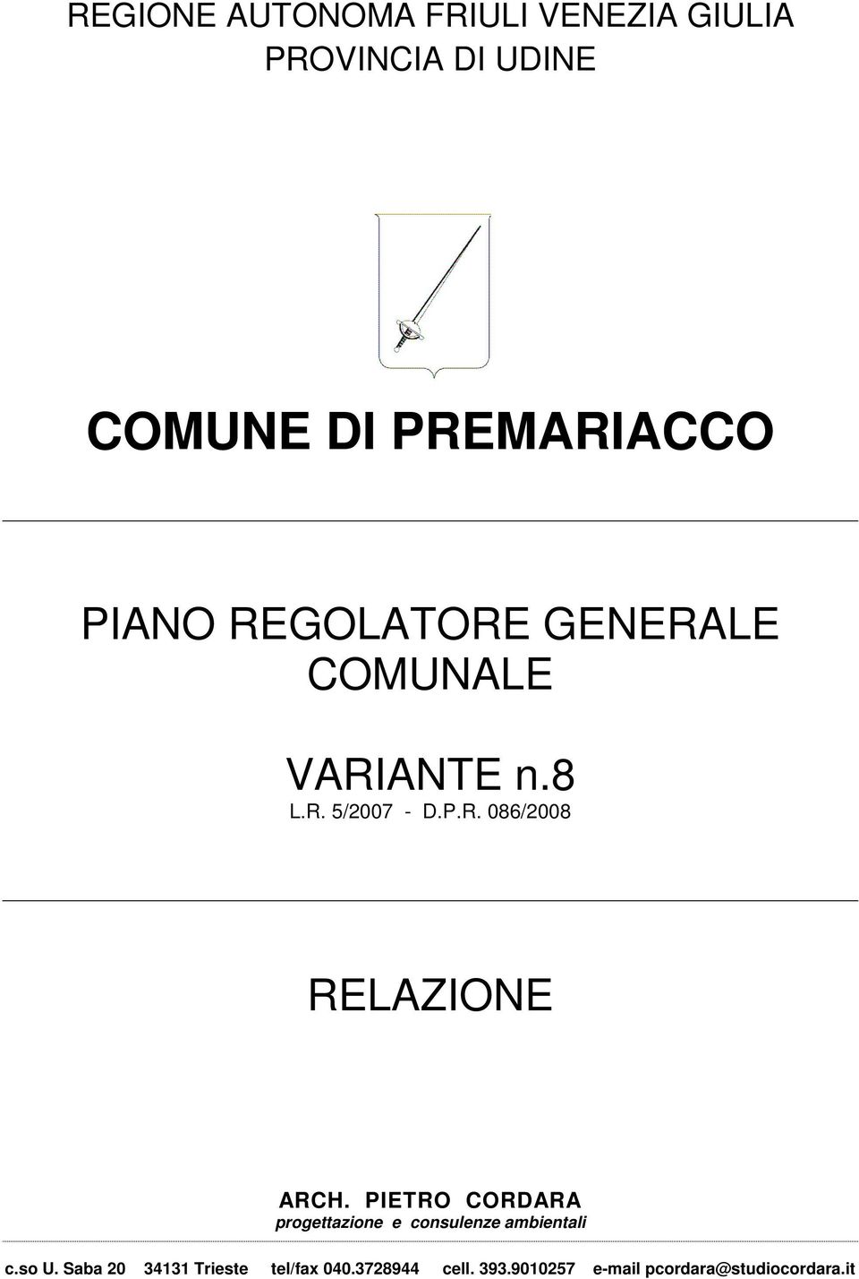 PIETRO CORDARA progettazione e consulenze ambientali c.so U.