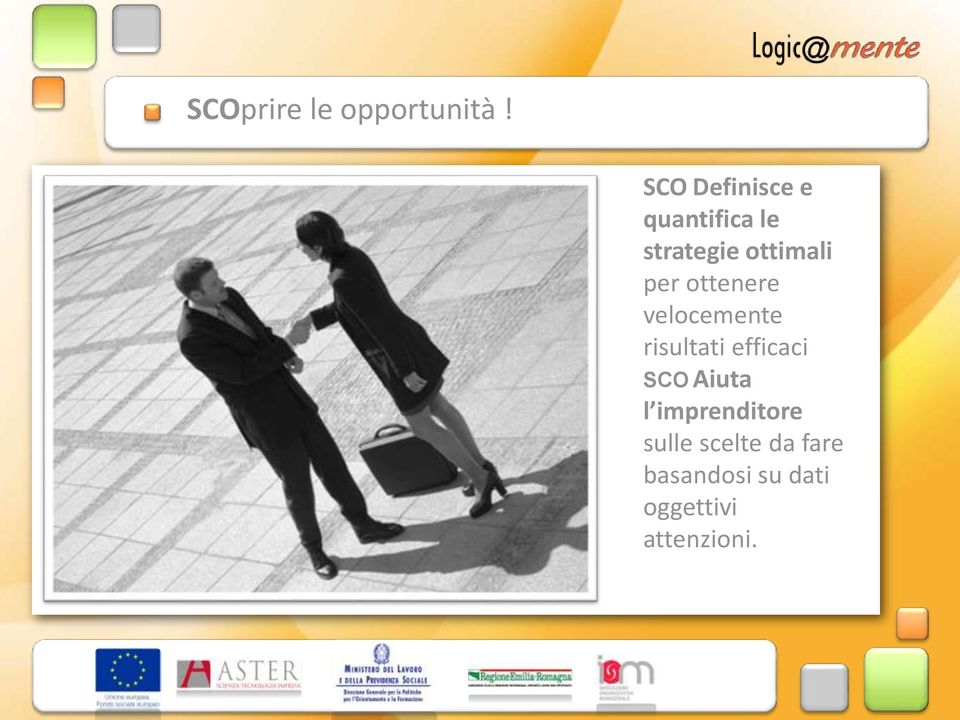 per ottenere velocemente risultati efficaci SCO