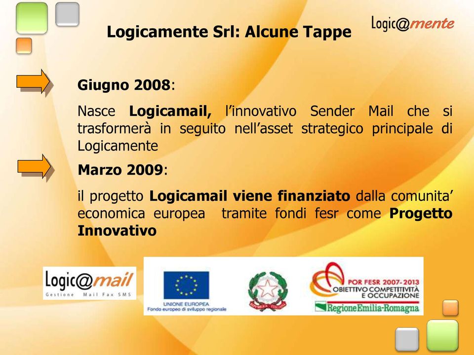 strategico principale di Logicamente Marzo 2009: il progetto Logicamail