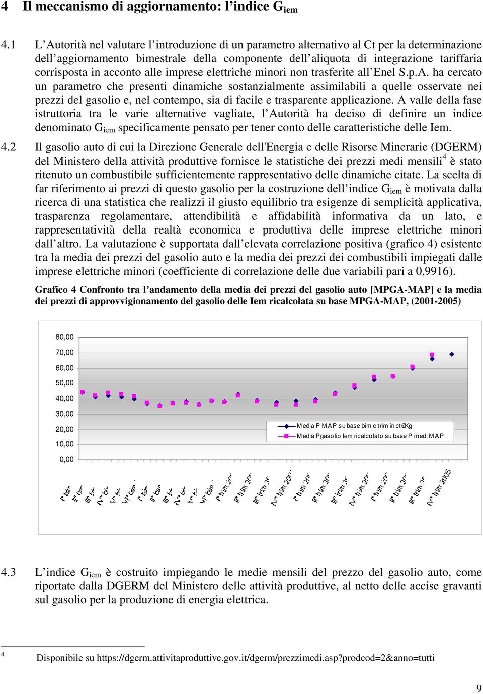 acconto alle imprese elettriche minori non trasferite all Enel S.p.A.