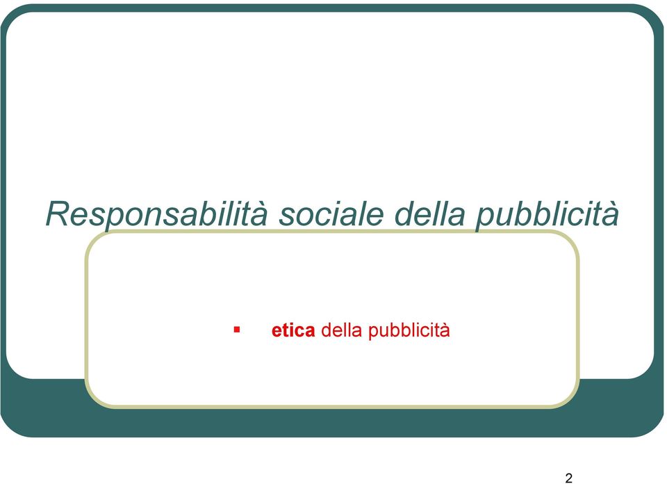 pubblicità