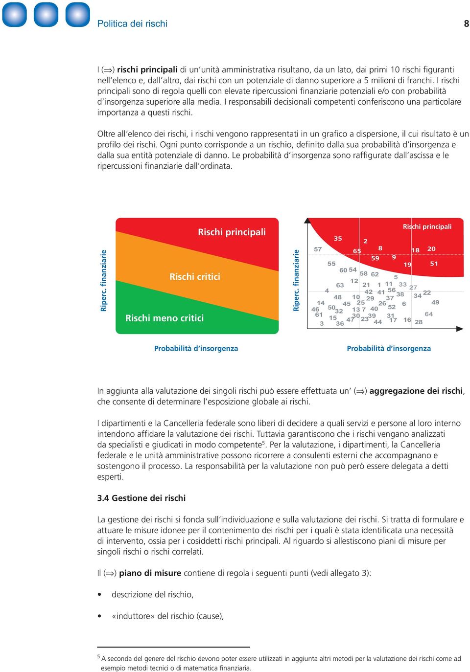 I responsabili decisionali competenti conferiscono una particolare importanza a questi rischi.