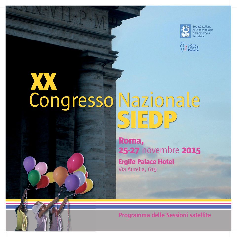 Nazionale SIEDP, 25-27 novembre 2015 Ergife