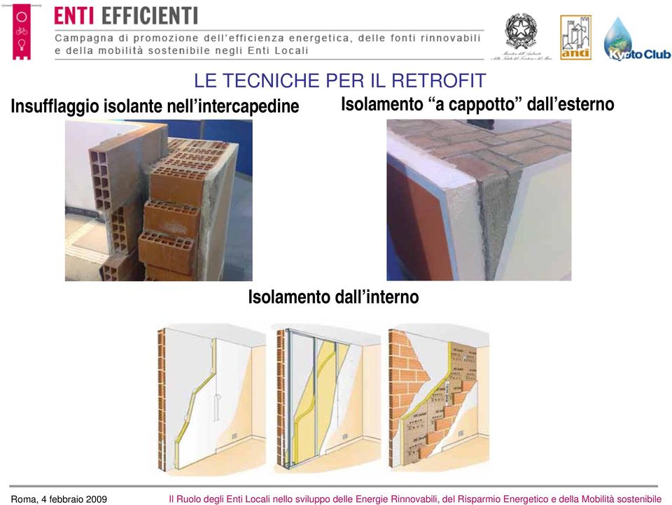 esterno Insufflaggio isolante