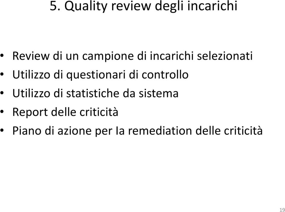 controllo Utilizzo di statistiche da sistema Report delle