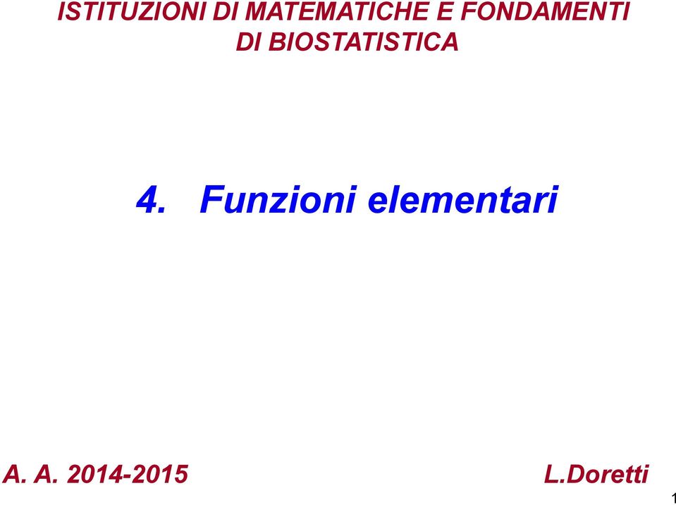 BIOSTATISTICA 4.