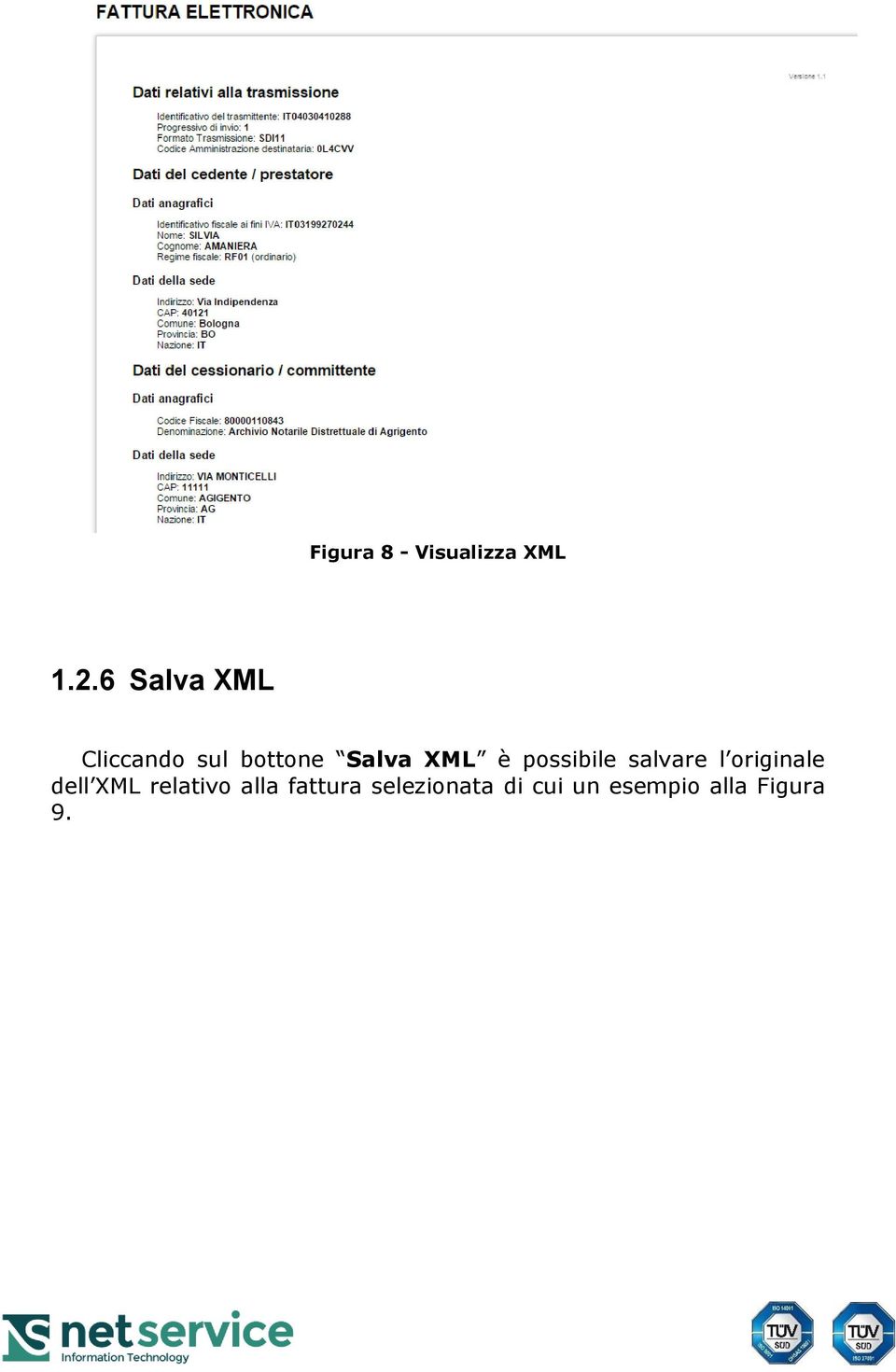 possibile salvare l originale dell XML