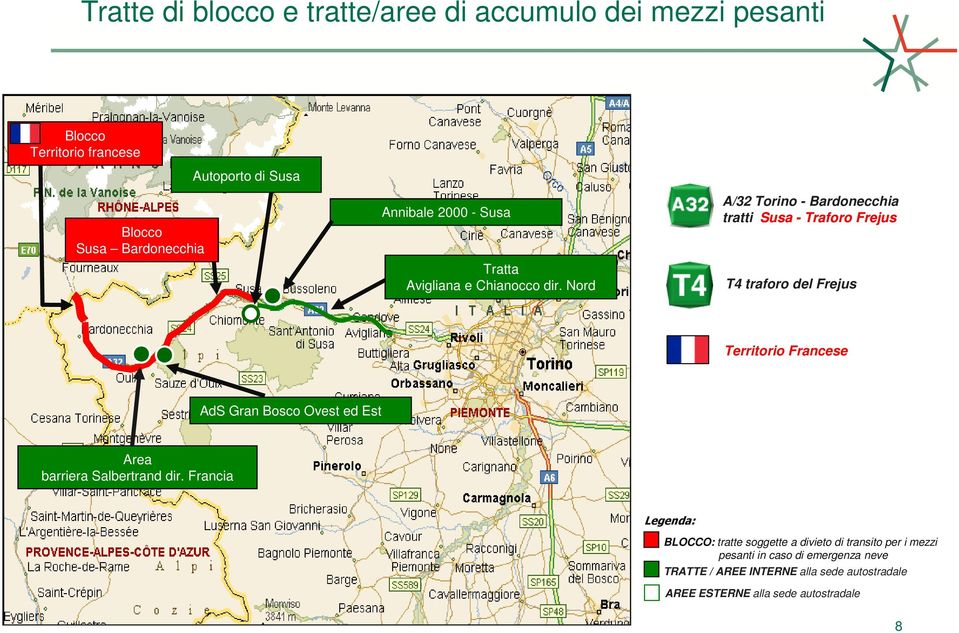 Nord A/32 Torino - Bardonecchia tratti Susa - Traforo Frejus T4