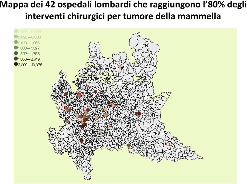 80% degli interventi