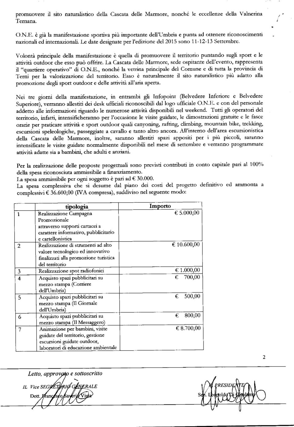 Volontà principale della manifestazione è quella di ptomuovere il territorio puntando sugli spot e le attività outdoor che esso può offrire.