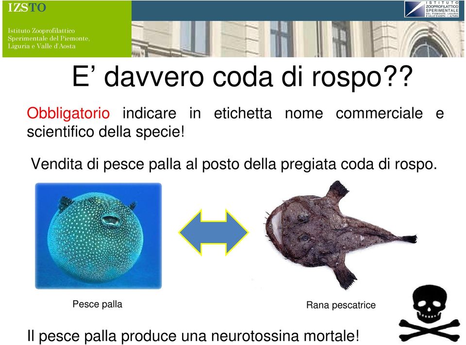 commerciale e scientifico della specie!