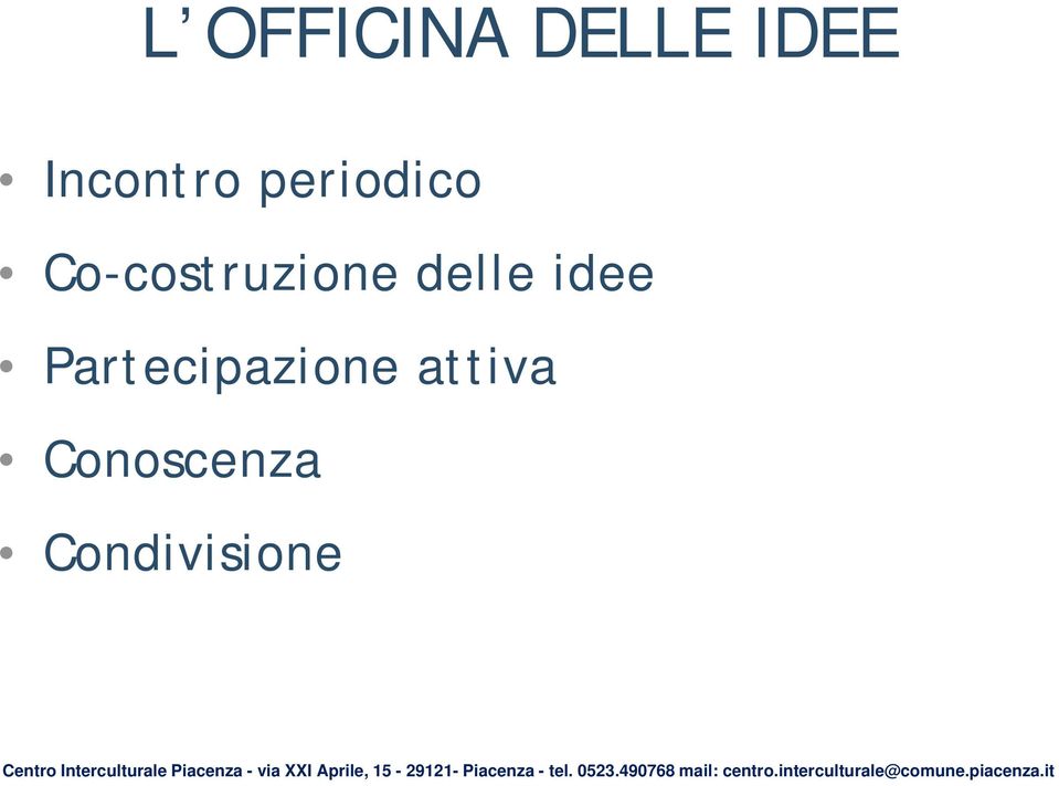 Co-costruzione delle idee