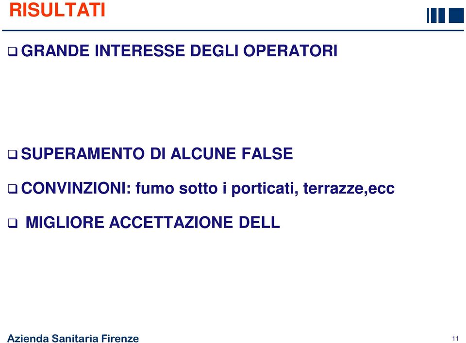 DELL INCARICO da parte degli accertatori RISPETTO AL PASSATO