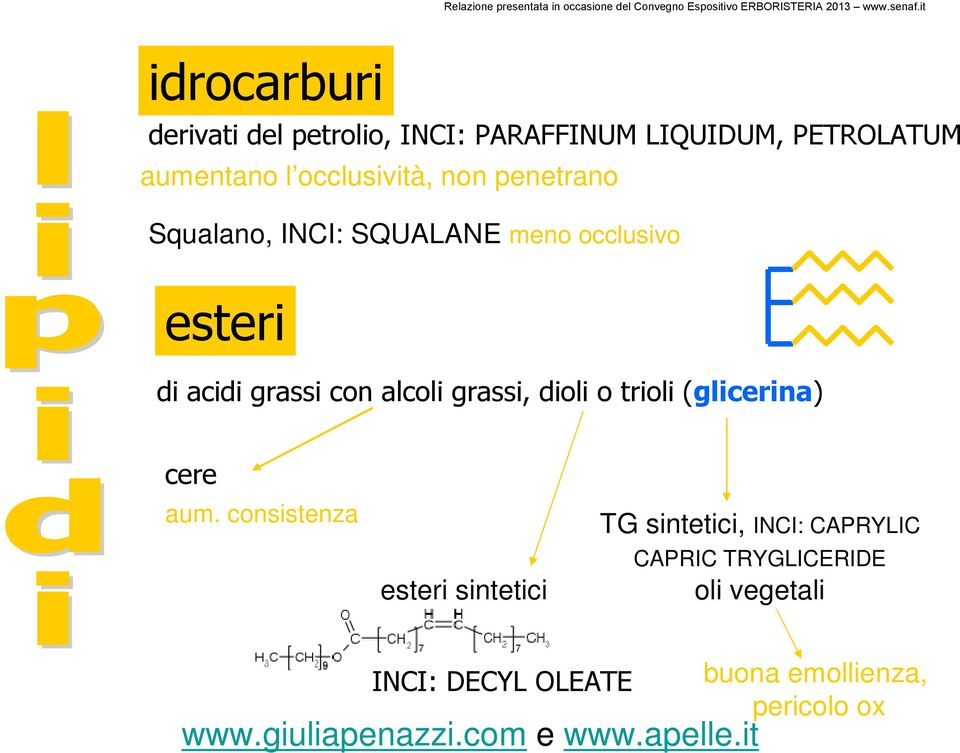 con alcoli grassi, dioli o trioli (glicerina) cere aum.