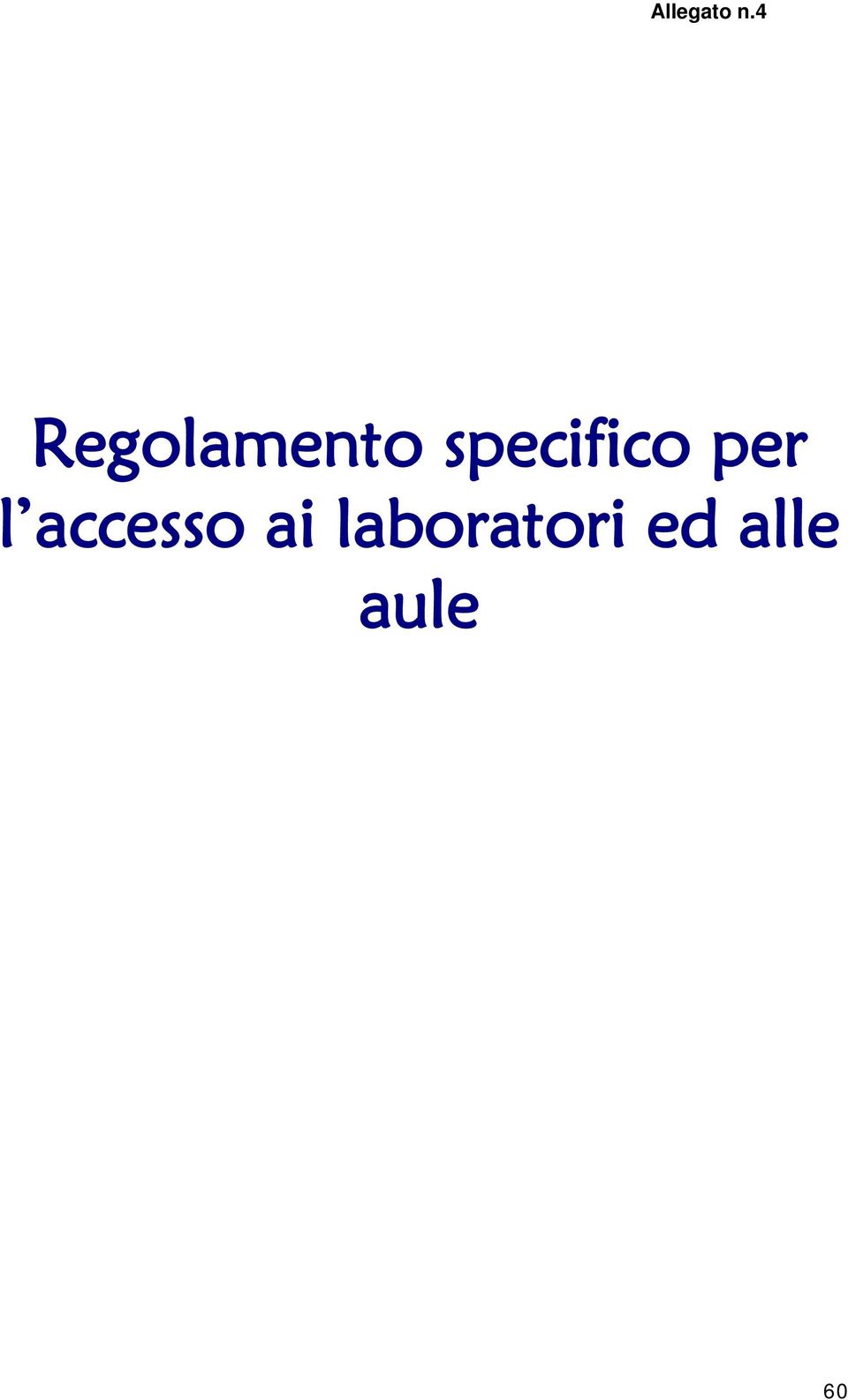 specifico per l