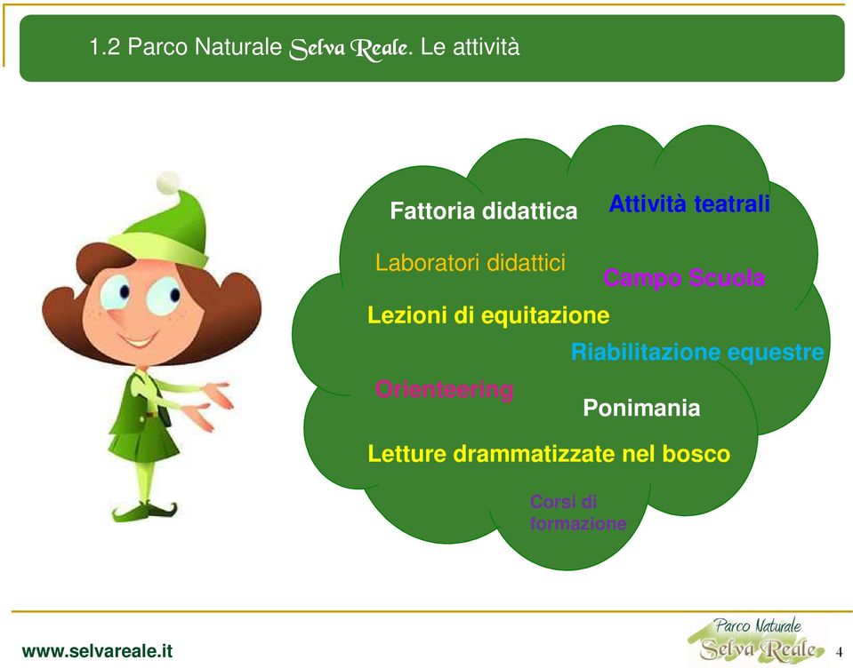 didattici Lezioni di equitazione Orienteering Campo Scuola