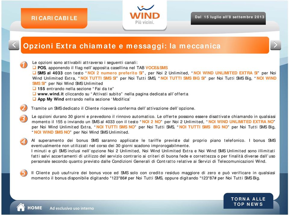 pernoituttismsbig, NOI WIND SMS SI pernoiwinds