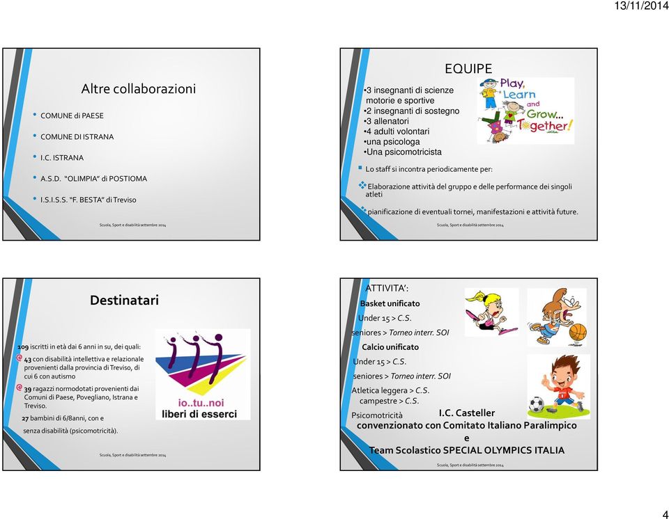 Elaborazione attività del gruppo e delle performance dei singoli atleti pianificazione di eventuali tornei, manifestazioni e attività future.