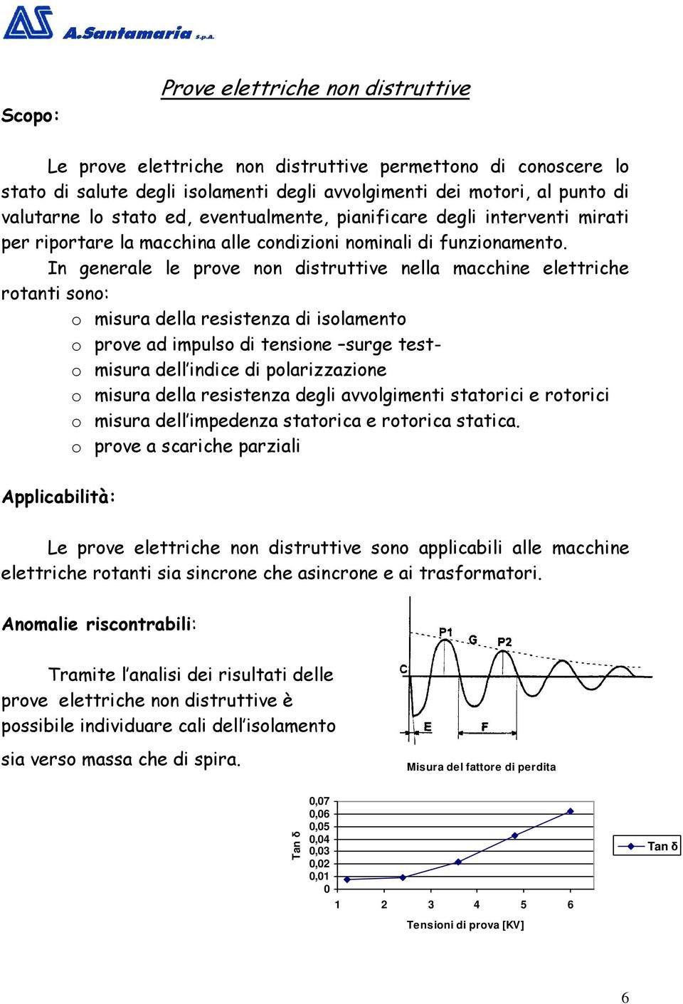 In generale le prove non distruttive nella macchine elettriche rotanti sono: o misura della resistenza di isolamento o prove ad impulso di tensione surge testo misura dell indice di polarizzazione o