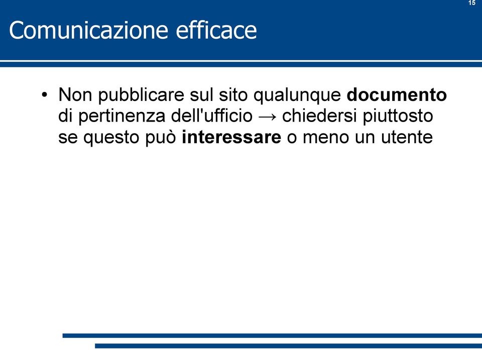 di pertinenza dell'ufficio chiedersi