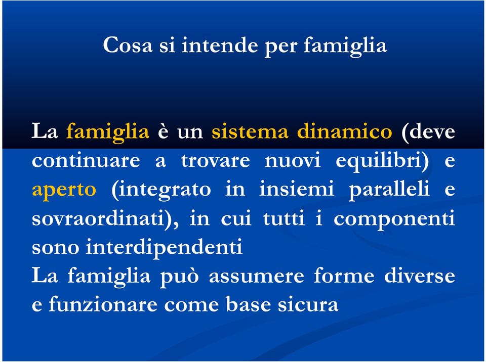 paralleli e sovraordinati), in cui tutti i componenti sono