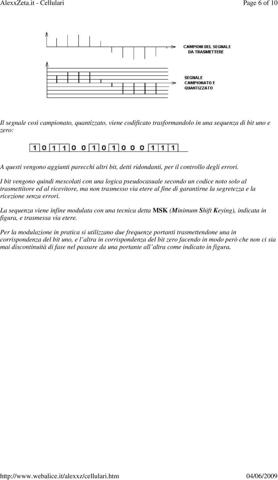 I bit vengono quindi mescolati con una logica pseudocasuale secondo un codice noto solo al trasmettitore ed al ricevitore, ma non trasmesso via etere al fine di garantirne la segretezza e la