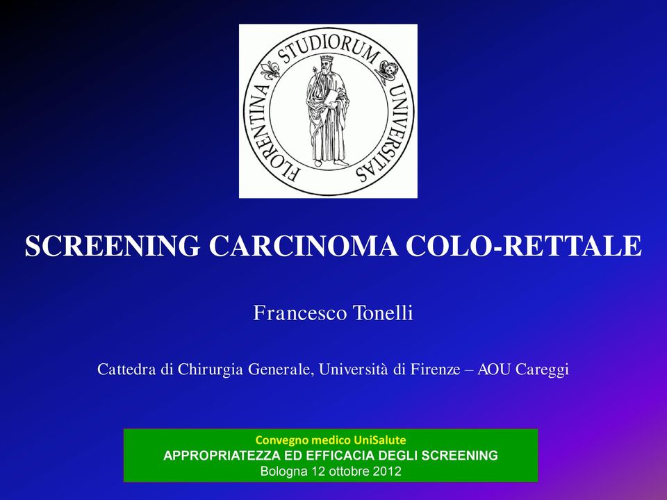 Firenze AOU Careggi Convegno medico UniSalute