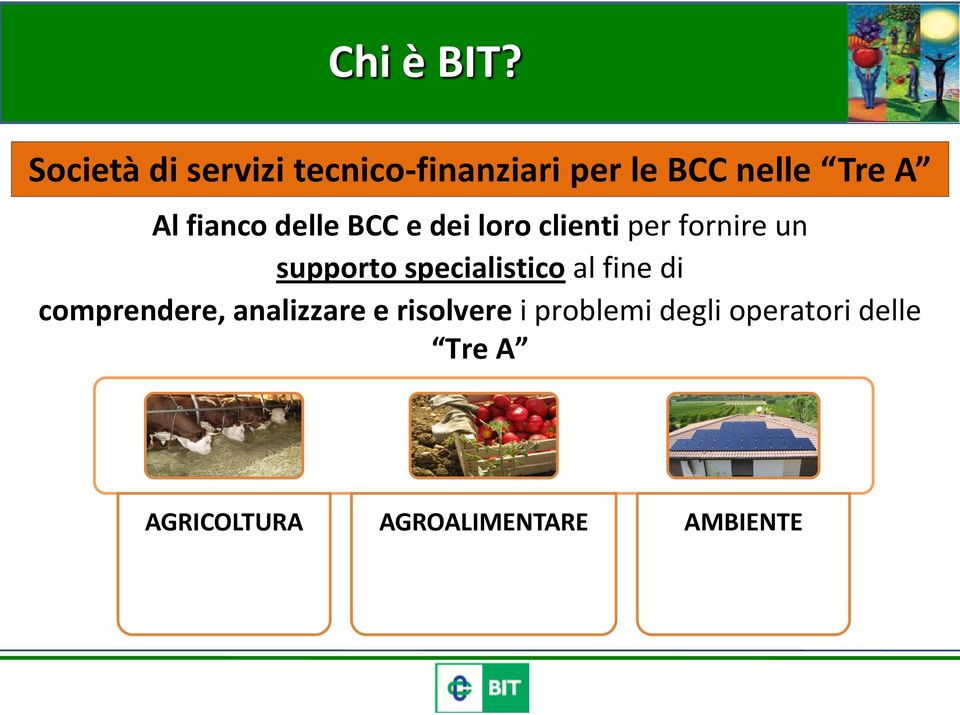 fianco delle BCC e dei loro clienti per fornire un supporto